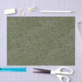 Olive-Green-Water-Tröpfchen Seidenpapier (Handwerk)
