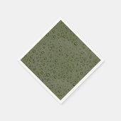Olive-Green-Water-Tröpfchen Serviette (Ecke)