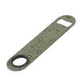 Olive-Green-Water-Tröpfchen Speed Flaschenöffner (Vorderseite Schrägansicht)