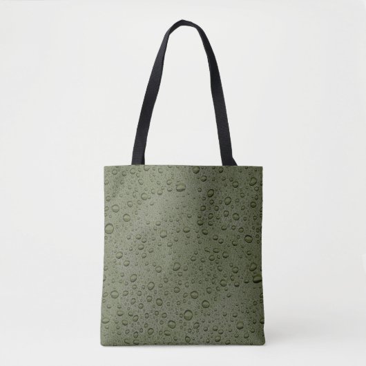 Olive-Green-Water-Tröpfchen Tasche (Vorderseite)