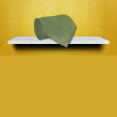 Olive Green Watercolor Splash Krawatte