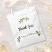 Olive Green Wedding Geschenktütchen (Ausgeschnitten)