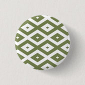 Olive-Green-White-Diamant Button (Vorderseite)