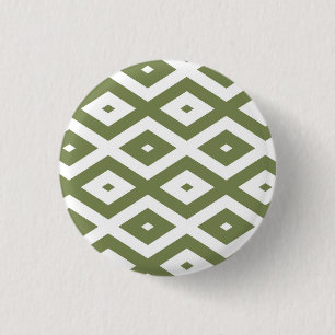Olive-Green-White-Diamant Button