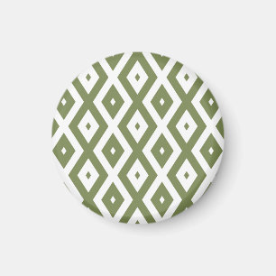 Olive-Green-White-Diamant Magnet