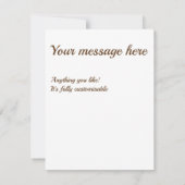 Olive-Green-White-Diamant RSVP Karte (Rückseite)