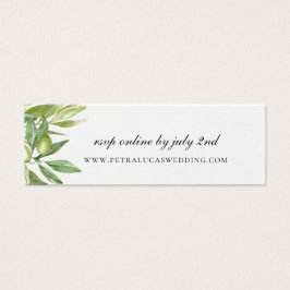 Olive Greenery Wedding Website UAWG