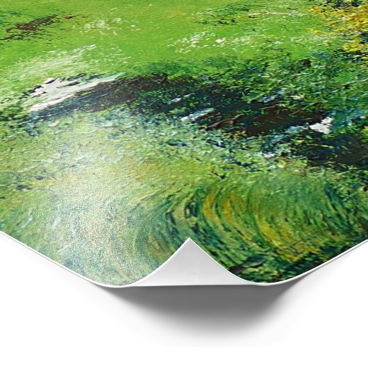 Olive Grove Fotodruck (Ecke)