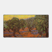 Olive Grove, Orange Sky von Vincent van Gogh Schreibtischunterlage (Vorderseite)