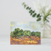 Olive Grove Pale Blue Sky Vincent van Gogh Postkarte (Stehend Vorderseite)