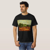 Olive Grove, Pale Blue Sky von Vincent van Gogh T-Shirt (Vorne ganz)