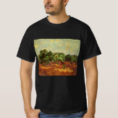 Olive Grove, Pale Blue Sky von Vincent van Gogh T-Shirt (Vorderseite)