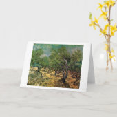 Olive Grove, Vincent van Gogh Karte (Gelbe Blume)