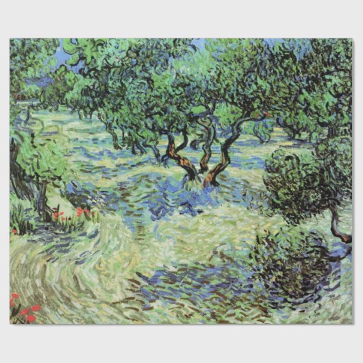 Olive Grove von Vincent van Gogh Geschenkpapier (Flach)