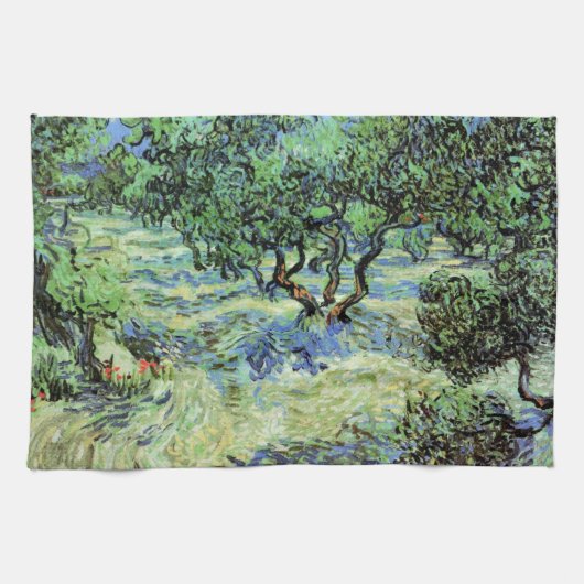 Olive Grove von Vincent van Gogh Geschirrtuch (Horizontal)