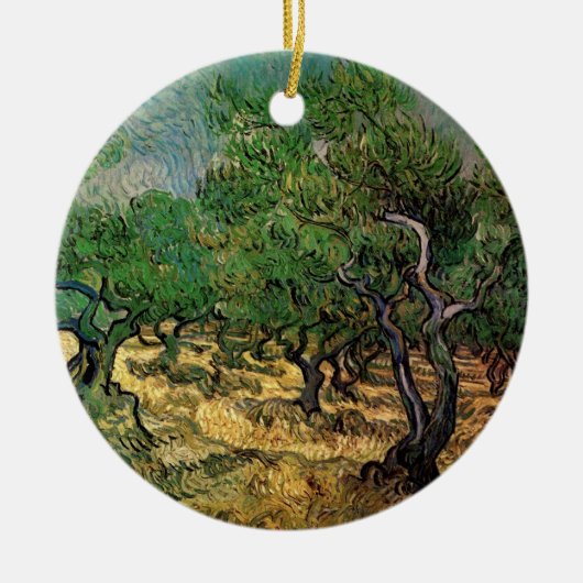 Olive Grove von Vincent van Gogh Keramikornament (Vorne)