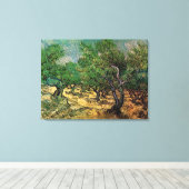 Olive Grove von Vincent van Gogh Leinwanddruck (Insitu (Holzboden))