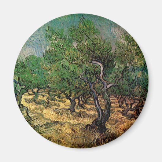 Olive Grove von Vincent van Gogh Magnet (Vorne)