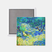 Olive Grove von Vincent Van Gogh Magnet (Vorderseite/Rückseite)