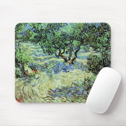 Olive Grove von Vincent van Gogh Mousepad (Mit Mouse)