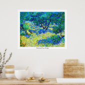 Olive Grove von Vincent Van Gogh Poster (Küche)
