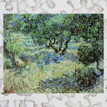 Olive Grove von Vincent van Gogh Puzzle<br><div class="desc">Olive Grove von Vincent van Gogh ist ein Vintages Kunstmaler, der Post-Impressionismus in der Natur darstellt. Van Gogh malte über ein Dutzend Olivenbäume, während er im Süden Frankreichs lebte. Ein Obstgarten mit Obstbäumen auf einem Bauernhof in der Sommersaison. Über den Künstler: Vincent Willem van Gogh (1853-1890) war einer der berühmtesten...</div>