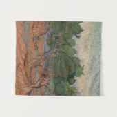Olive Grove von Vincent van Gogh Wandteppich (Vorderseite (Horizontal))