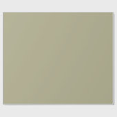 Olive-Grün Geburtstag Geschenkpapier (Flach)