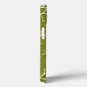 Olive-Grün-Zweig-Muster iPhone-Hülle Case-Mate iPhone Hülle (Rückseite / Rechts)