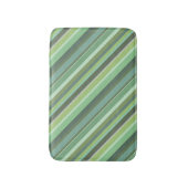 Olive-grüne Diagonalstreifen Badematte (Vorderseite Vertikal)