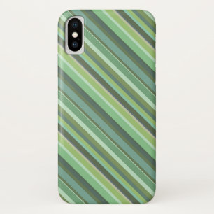 Olive-grüne Diagonalstreifen Case-Mate iPhone Hülle
