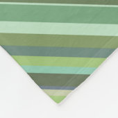 Olive-grüne Diagonalstreifen Fleecedecke (Ecke)