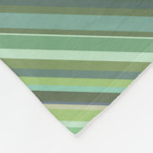 Olive-grüne Diagonalstreifen Fleecedecke (Ecke)