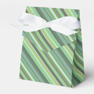 Olive-grüne Diagonalstreifen Geschenkschachtel