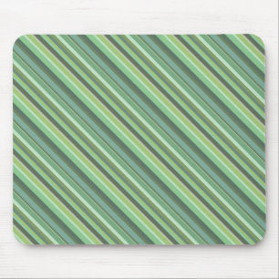 Olive-grüne Diagonalstreifen Mousepad