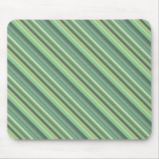 Olive-grüne Diagonalstreifen Mousepad