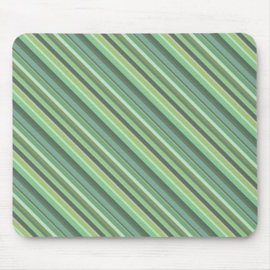 Olive-grüne Diagonalstreifen Mousepad (Vorne)