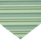 Olive-grüne Diagonalstreifen Tischdecke (Schrägansicht)