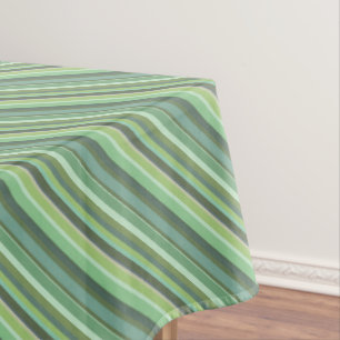 Olive-grüne Diagonalstreifen Tischdecke