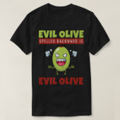 Olive I Evil Olive I Olive Lover Veganes Evil T-Shirt (Design vorne)