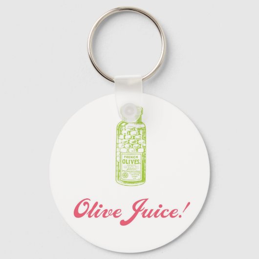 Olive Juice Valentine's Day Keyring Schlüsselanhänger (Vorderseite)