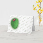 Olive! Karte (Gelbe Blume)