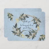 Olive Kreath Personalisiert Dankeskarte (Vorne/Hinten)