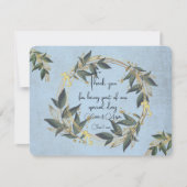 Olive Kreath Personalisiert Dankeskarte (Vorderseite)