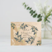 Olive Kreath Personalisiert Dankeskarte (Stehend Vorderseite)