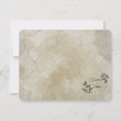 Olive Kreath Personalisiert Dankeskarte (Rückseite)