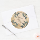 Olive Kreath Personalisiert Runder Aufkleber (Umschlag)