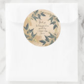 Olive Kreath Personalisiert Runder Aufkleber (Tasche)