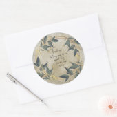 Olive Kreath Personalisiert Runder Aufkleber (Umschlag)