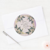 Olive Kreath Personalisiert Runder Aufkleber (Umschlag)